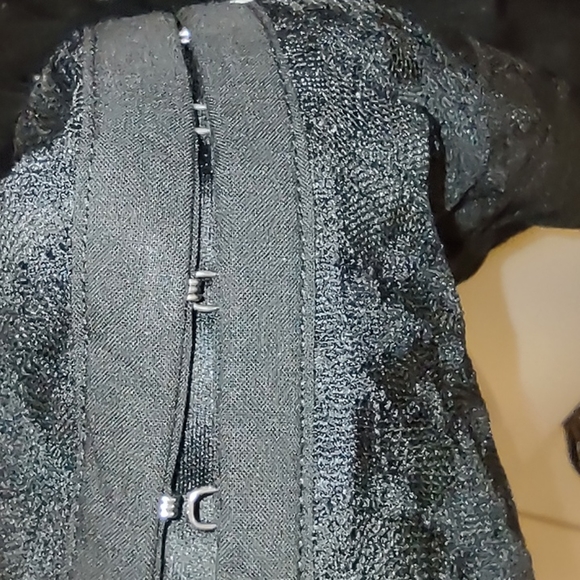 Butterfly Lace Bell Princess Sleeves Cropped Top Bustier close Party Shirt - Picture 16 of 17